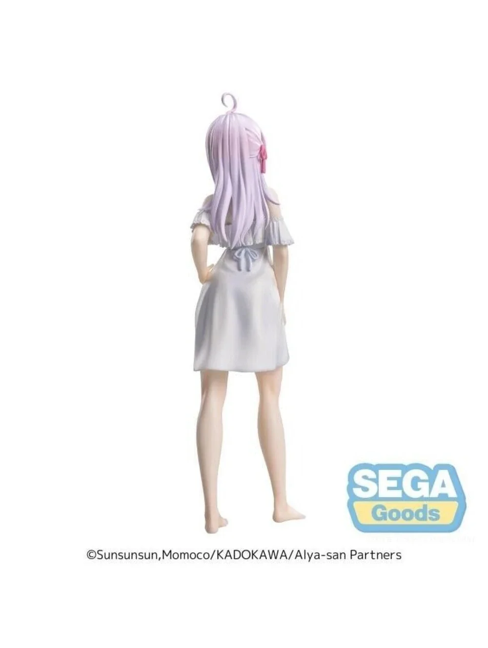 Sega Luminasta Alya-san Alisa Kujou Figure White New Summer Dress NIB US Seller